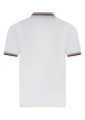 Thumbnail Polo en coton blanc uni avec une coupe droite et un col boutonné - Image 2