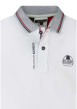 Thumbnail Polo en coton blanc uni avec une coupe droite et un col boutonné - Image 3