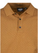 Thumbnail Polo camel uni avec un col boutonné à revers et des manches courtes - Image 3