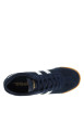 Thumbnail Tennis bleu marine en cuir avec un talon plat et des lacets - Image 4