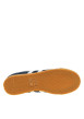 Thumbnail Tennis bleu marine en cuir avec un talon plat et des lacets - Image 5
