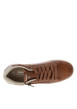 Thumbnail Tennis cognac à semelle plate avec une fermeture à lacets et un zip latéral - Image 4