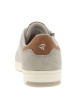 Thumbnail Tennis beiges à semelle plate avec une fermeture à lacets et zip latéral - Image 6