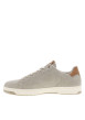 Thumbnail Tennis beiges à semelle plate avec une fermeture à lacets et zip latéral - Image 2