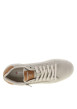 Thumbnail Tennis beiges à semelle plate avec une fermeture à lacets et zip latéral - Image 4
