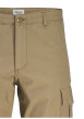 Thumbnail Pantalon cargo en coton biologique beige pourvu de poches plaquées - Image 3