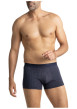 Thumbnail Lot de 3 boxers en coton multicolores unis pourvus du nom de la marque imprimé - Image 2