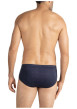 Thumbnail Slip en coton marine à motifs pourvu d'une taille élastiquée - Image 3