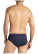 Thumbnail Lot de 3 slips en coton bleus à motifs pourvus d'une taille basse - Image 3