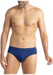 Thumbnail Lot de 3 slips en coton bleus à motifs pourvus d'une taille basse - Image 4