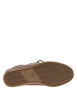 Thumbnail Mocassins bateau cognac en cuir avec un talon plat et à slip-on - Image 5