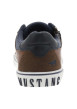 Thumbnail Tennis marron à semelle plate avec des lacets et un zip latéral - Image 6