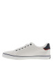 Thumbnail Tennis blanches à semelle à talon plat et à lacets et zip latéral - Image 2
