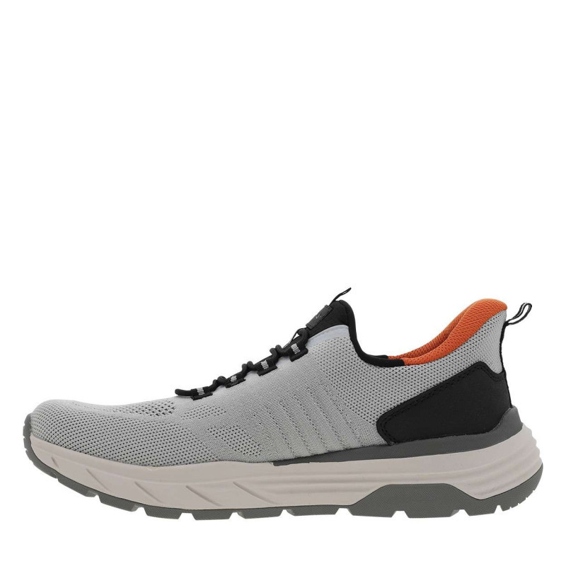 Rieker® - Sneakers Grises à Talon Compensé Bas Avec Une Fermeture Slip-on - Gris Rieker® - Sneakers Grises à Talon Compensé Bas Avec Une Fermeture Slip-on - Gris