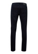 Thumbnail Jean en coton nuit uni avec une coupe ajustée et un patch à la taille - Image 2