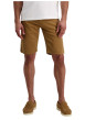 Thumbnail Short en coton camel uni avec une coupe ajustée et des poches italiennes - Image 2