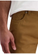 Thumbnail Short en coton camel uni avec une coupe ajustée et des poches italiennes - Image 4