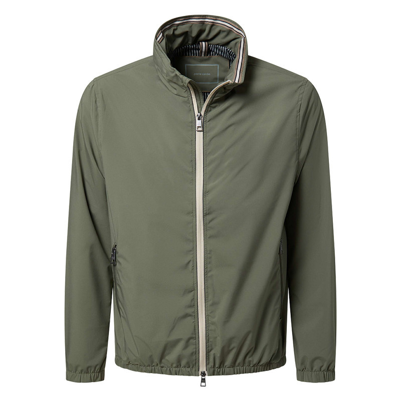 Cardin Sportswear - Blouson Kaki Uni Avec Une Coupe Droite Et Une Fermeture Zippée - Vert