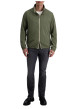 Thumbnail Blouson kaki uni avec une coupe droite et une fermeture zippée - Image 3