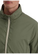Thumbnail Blouson kaki uni avec une coupe droite et une fermeture zippée - Image 4