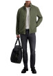Thumbnail Blouson kaki uni avec une coupe droite et une fermeture zippée - Image 6