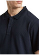Thumbnail Polo en coton biologique marine uni pourvu d'un col boutonné - Image 6