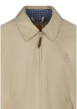Thumbnail Blouson beige uni pourvu d'une coupe droite et d'un col chemise - Image 3