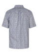 Thumbnail Chemise bleue à motifs pourvue d'un col américain et de manches courtes - Image 2