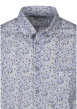 Thumbnail Chemise bleue à motifs pourvue d'un col américain et de manches courtes - Image 3