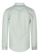 Thumbnail Chemise verte en lin à rayures pourvue avec une coupe droite et un col américain - Image 2