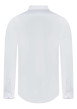 Thumbnail Chemise blanche unie pourvue d'une coupe droite et des manches longues - Image 2