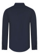 Thumbnail Chemise marine unie pourvue d'une coupe droite et des manches longues - Image 2