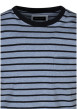 Thumbnail T-shirt en coton bleu à rayures pourvu d'une poche plaquée sur la poitrine - Image 3