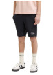 Thumbnail Short jogging noir uni avec une coupe droite et une taille élastiquée - Image 6