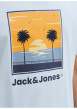 Thumbnail T-shirt en coton bleu clair pourvu d'une coupe droite et d'un col rond - Image 6