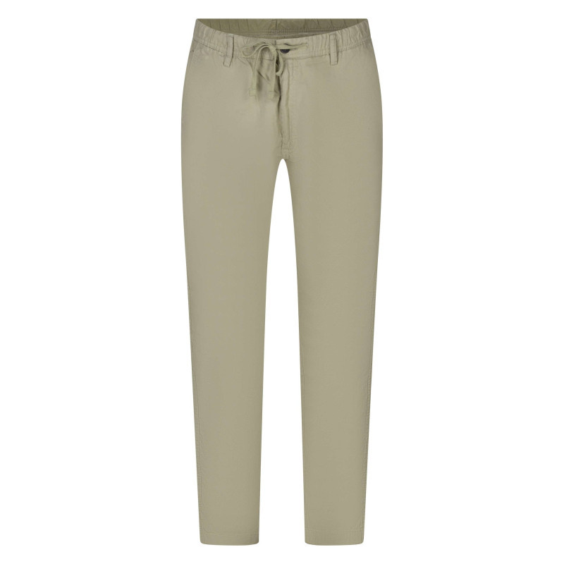 Jack & Jones - Pantalon Chino En Coton Et Lin Mélangé Beige Uni Pourvu D'une Coupe Slim - Beige Jack & Jones - Pantalon Chino En Coton Et Lin Mélangé Beige Uni Pourvu D'une Coupe Slim - Beige
