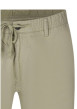 Thumbnail Pantalon chino en coton et lin mélangé beige uni pourvu d'une coupe slim - Image 3