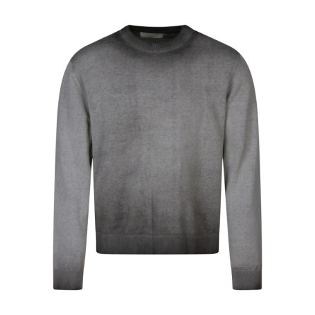 Pull en coton biologique noir uni pourvu d'un...