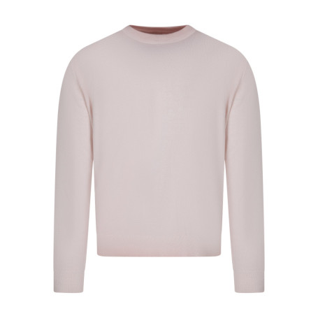 Pull en coton biologique rose uni pourvu d'un...