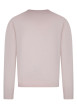 Thumbnail Pull en coton biologique rose uni pourvu d'un col rond et d'un aspect fumé - Image 2