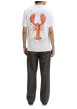 Thumbnail T-shirt en coton blanc imprimé avec un col rond et des manches courtes - Image 4