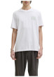 Thumbnail T-shirt en coton blanc imprimé avec un col rond et des manches courtes - Image 5