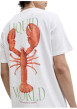 Thumbnail T-shirt en coton blanc imprimé avec un col rond et des manches courtes - Image 6