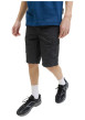 Thumbnail Short cargo en coton noir uni avec une coupe droite et 6 poches - Image 6