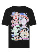 Thumbnail T-shirt en coton biologique noir uni pourvu d'imprimés de fruits et légumes - Image 2