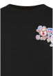 Thumbnail T-shirt en coton biologique noir uni pourvu d'imprimés de fruits et légumes - Image 3