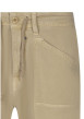 Thumbnail Pantalon cargo Kobe en coton beige uni pourvu d'une coupe droite - Image 3