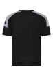 Thumbnail T-shirt technique noir uni pourvu de manches courtes et d'un col rond - Image 2