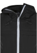 Thumbnail Veste imperméable technique noire unie pourvue d'une fermeture zippée - Image 3