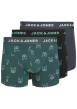 Thumbnail Lot de 3 boxers classiques en coton biologique multicolores à motifs